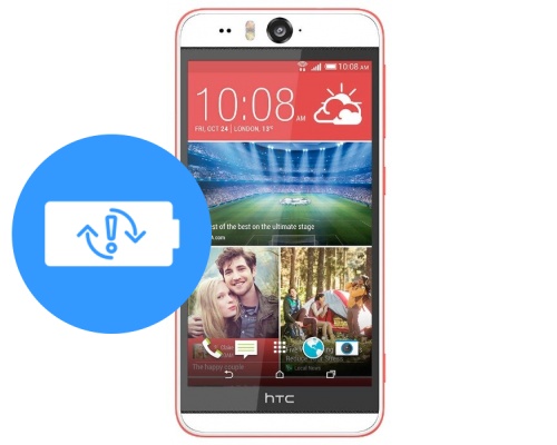 Замена аккумулятора (батареи) HTC Desire Eye