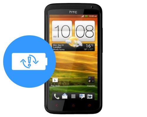 Замена аккумулятора (батареи) HTC One X+